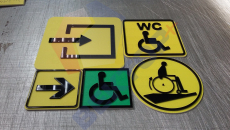 Пиктограммы и таблички для МГН - Пожарная безопасность