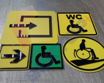 Пиктограммы и таблички для МГН - Пожарная безопасность